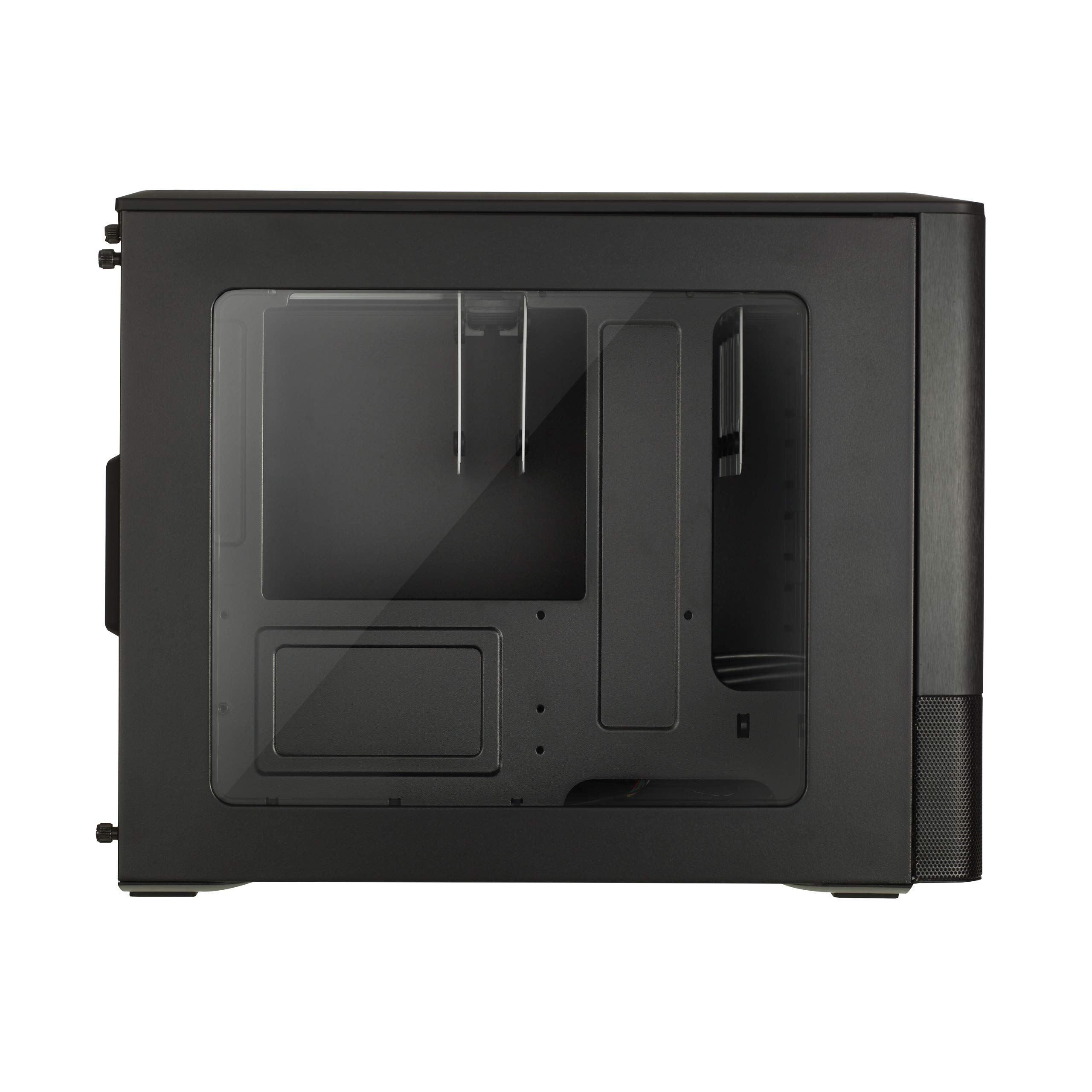 Fractal Design Node 804 Black Micro ATX Computer Case - Compact Cube PC Chassis for Gaming & Home Theater Systems