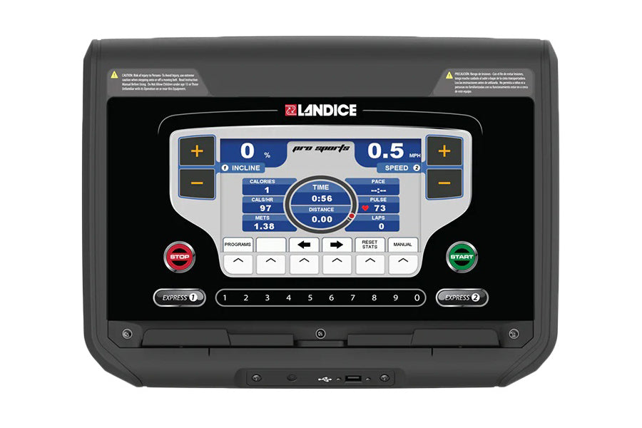Landice L8 Professional Treadmill - High-End Home Gym Equipment for Running & Walking (Summer Sale) - Perfect for Home Fitness, Cardio Workouts & Weight Loss