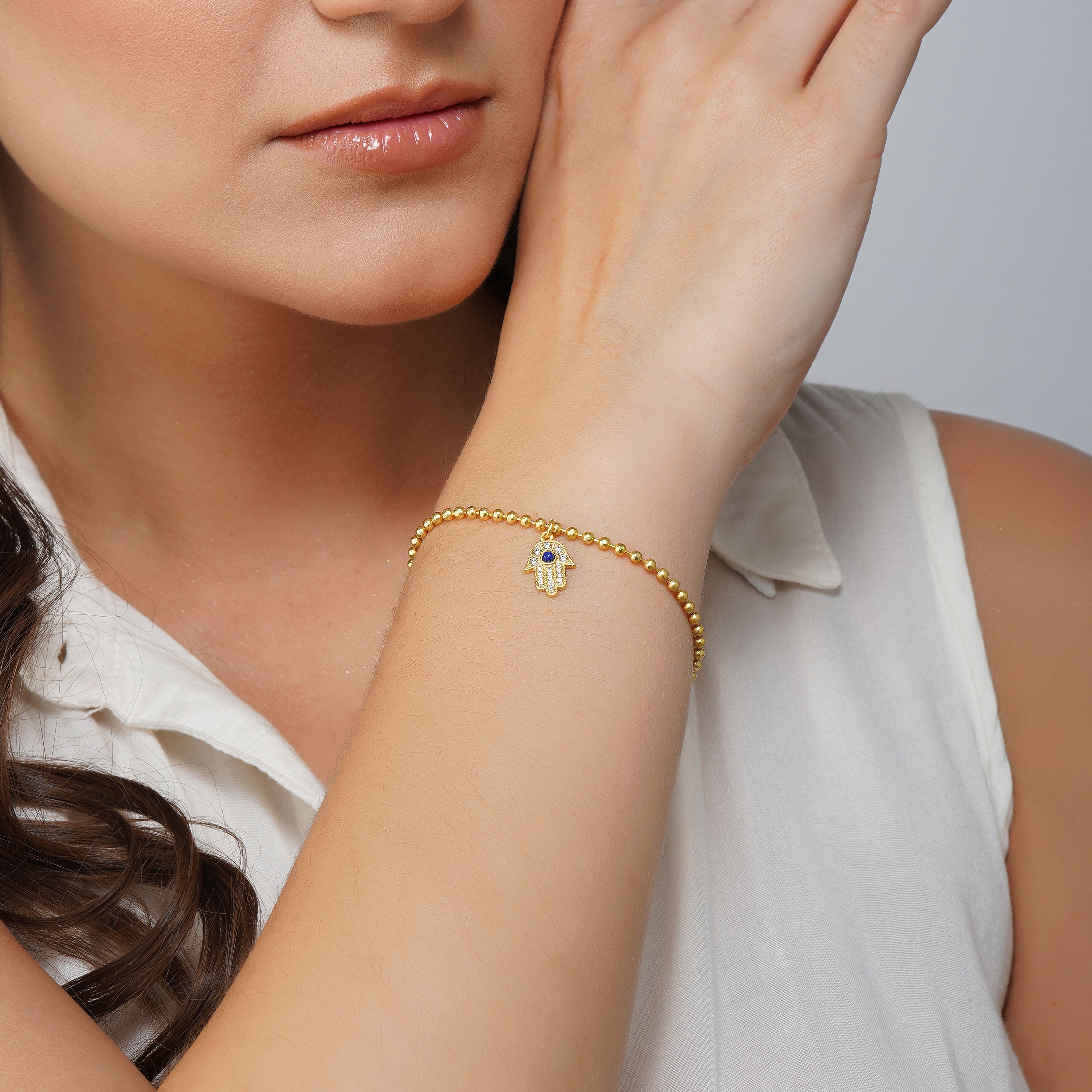 Bracelet of Protection - Hamsa Hand Evil Eye Jewelry for Women & Men | Spiritual & Healing Energy | Perfect for Meditation, Yoga & Daily Wear