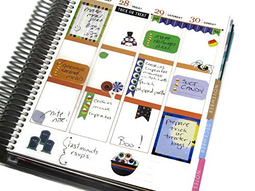 Rainbow Pushpin Stickers - Monthly Planner Stickers & Labels for Erin Condren Vertical Life Planner - Perfect for Bullet Journaling, Office Organization & School Planning
