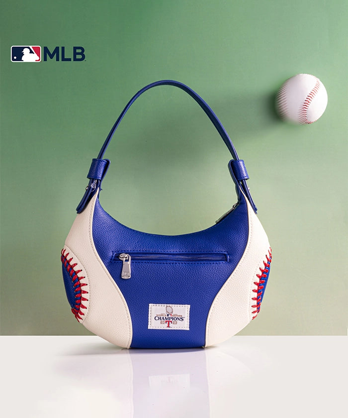 MLB Texas Rangers Team Hobo Bag - Stylish Crossbody Shoulder Bag for Women & Men - Perfect for Baseball Games, Travel & Everyday Use
