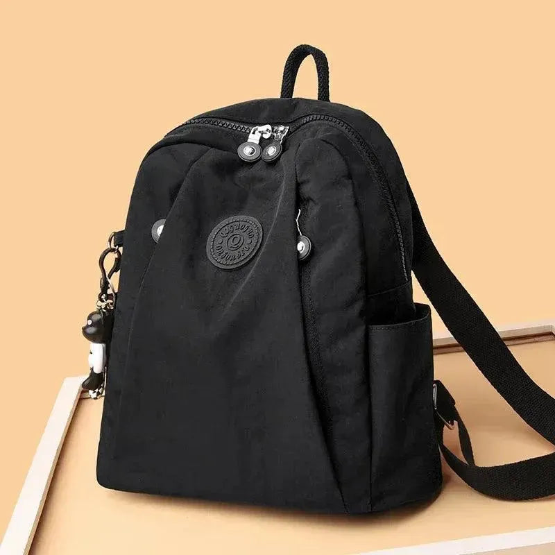 Waterproof Nylon Backpack for Teens - Lightweight School Backpack with USB Charging Port, Durable Travel Backpack for High School & College Students - Perfect for School, Travel & Outdoor Adventures