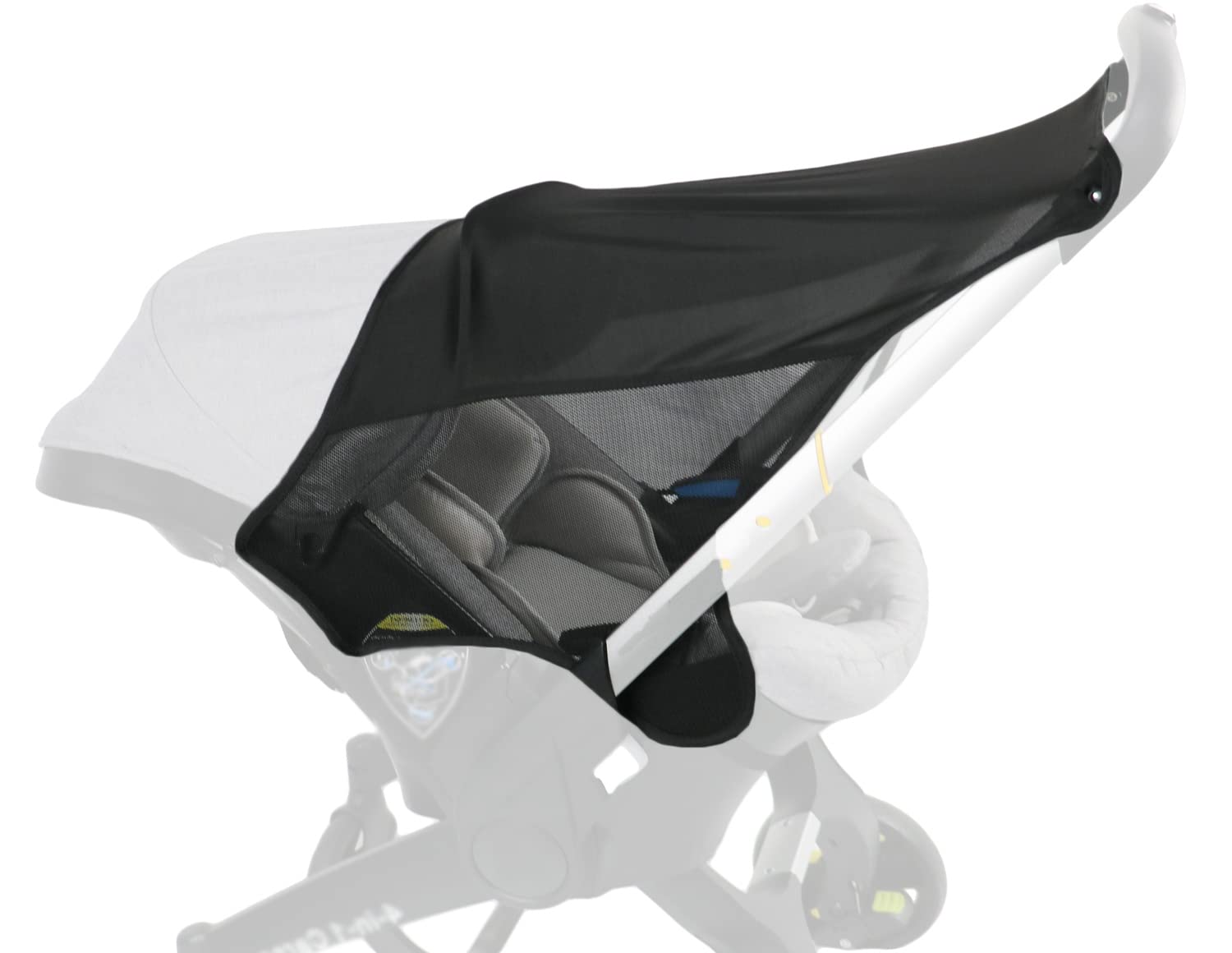 Doona Stroller Sun Shade & Baby Car Seat Cover - UPF 50+ UV Protection Sun Canopy for Infant Pushchairs, Buggy & Carrycot | Perfect for Outdoor Walks, Beach Trips & Stroller Naps