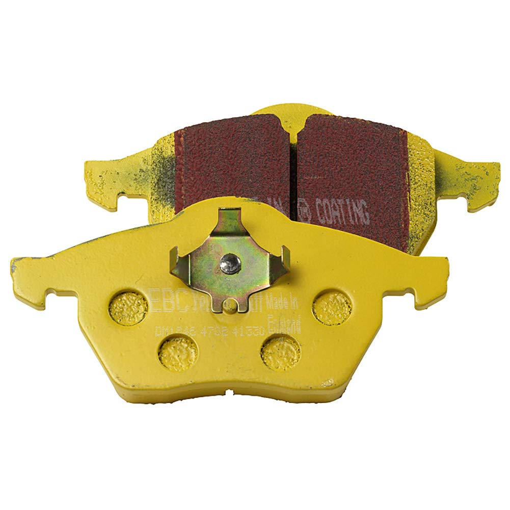 EBC Brakes DP41160R Yellowstuff High-Performance Brake Pads for Sports Cars & Track Racing – Perfect for Aggressive Driving & High-Speed Braking