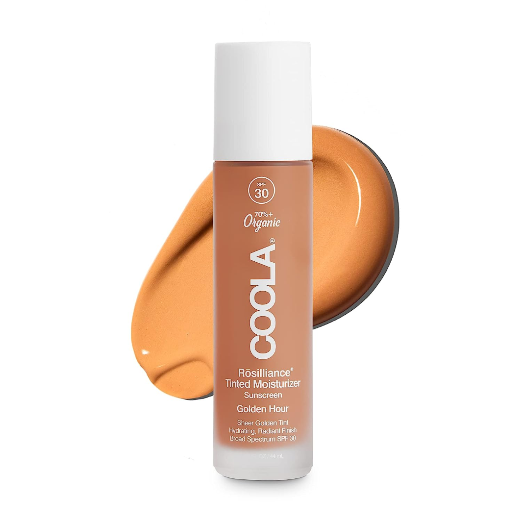COOLA Rosilliance BB Cream Tinted Moisturizer with Organic SPF 30 Sunscreen - Lightweight Daily Face Makeup for Hydration & Sun Protection | Perfect for Beach Days & Outdoor Activities