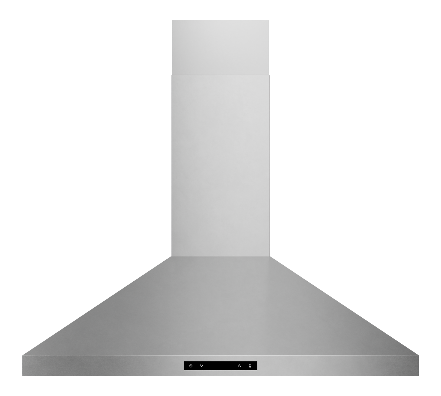 THORE 30 Inch Modern Pyramid Shape Wall Mount Range Hood - Stainless Steel Kitchen Vent Hood with LED Lights - Perfect for Contemporary Home Kitchens (Model ARH30P)