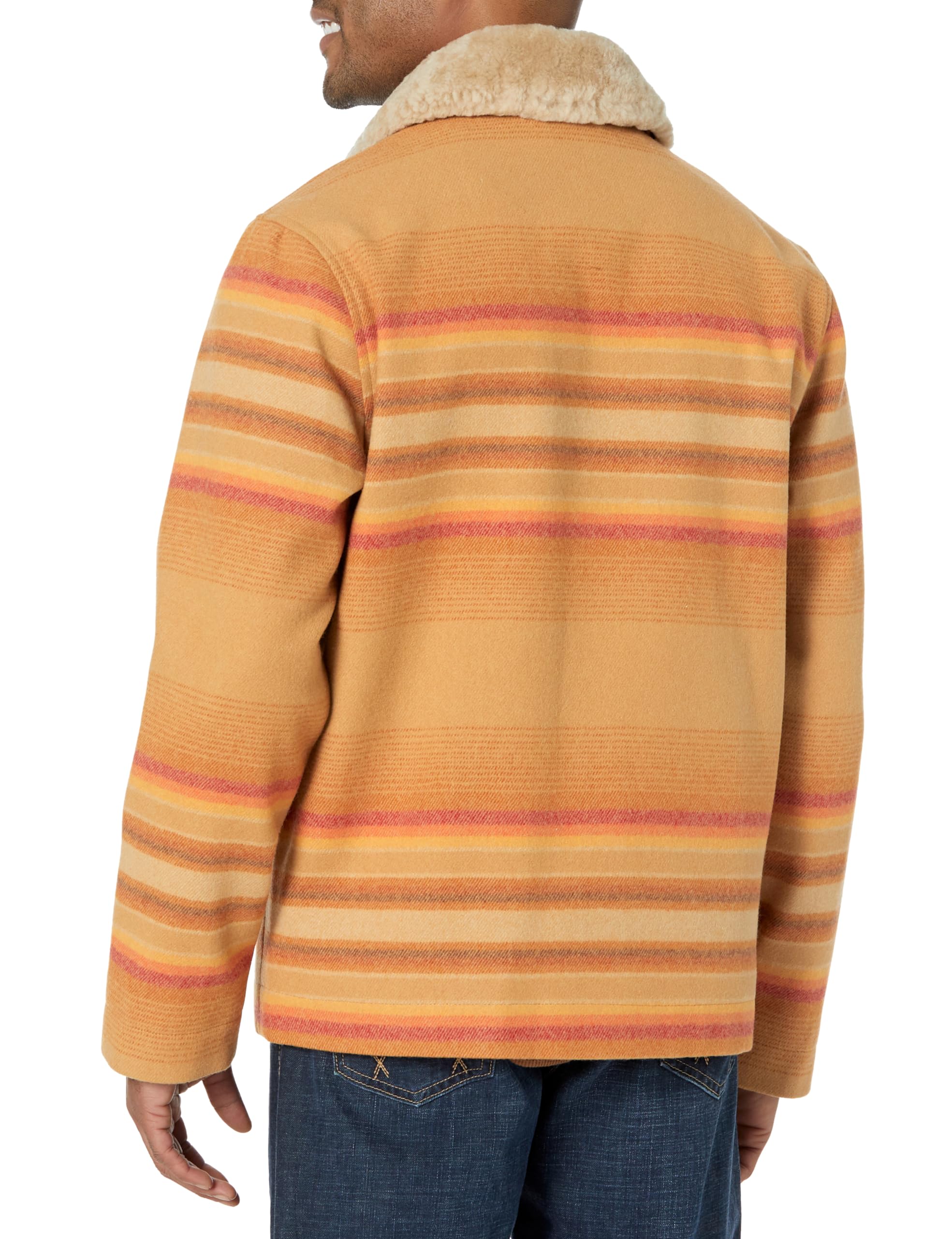 PENDLETON Men's Silverton Wool Coat - Premium Winter Jacket for Outdoor Activities, Hiking & Casual Wear - Water-Resistant & Warm Fleece Lining