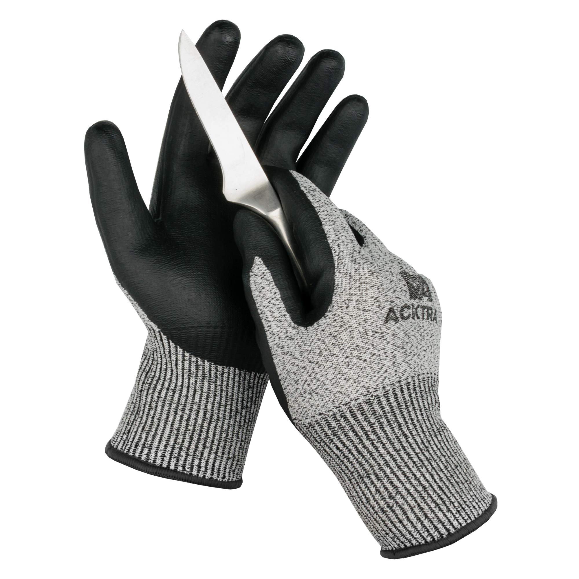 Cut Resistant Level 5 Safety Work Gloves - 120 Pairs Bulk Pack for Construction, Food Processing & Industrial Use