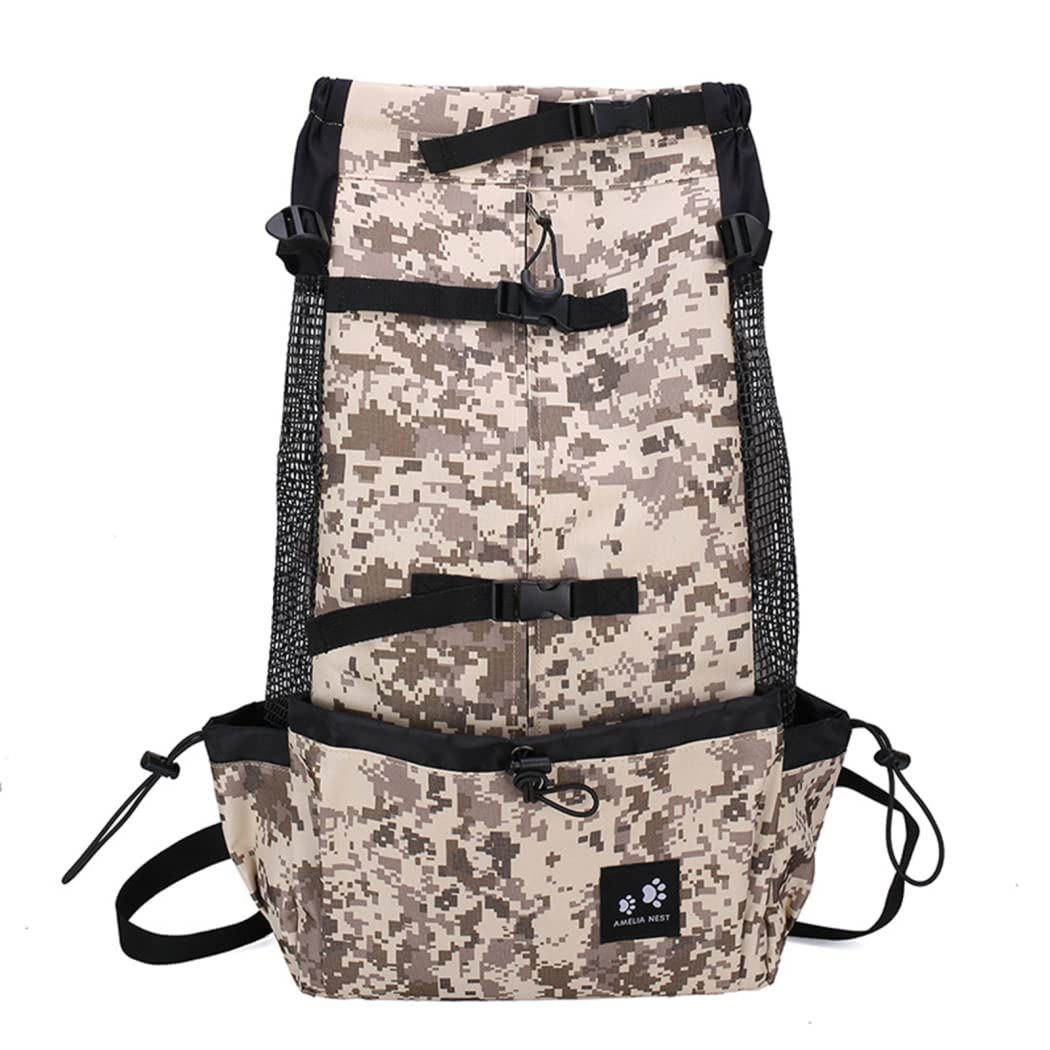 Extra Large Dog Carrier Backpack for Small Medium Large Dogs - Adjustable Breathable Pet Travel Backpack for Hiking, Cycling & Outdoor Adventures (Sizes J, XL) - Perfect for Camping, Air Travel & Daily Commutes