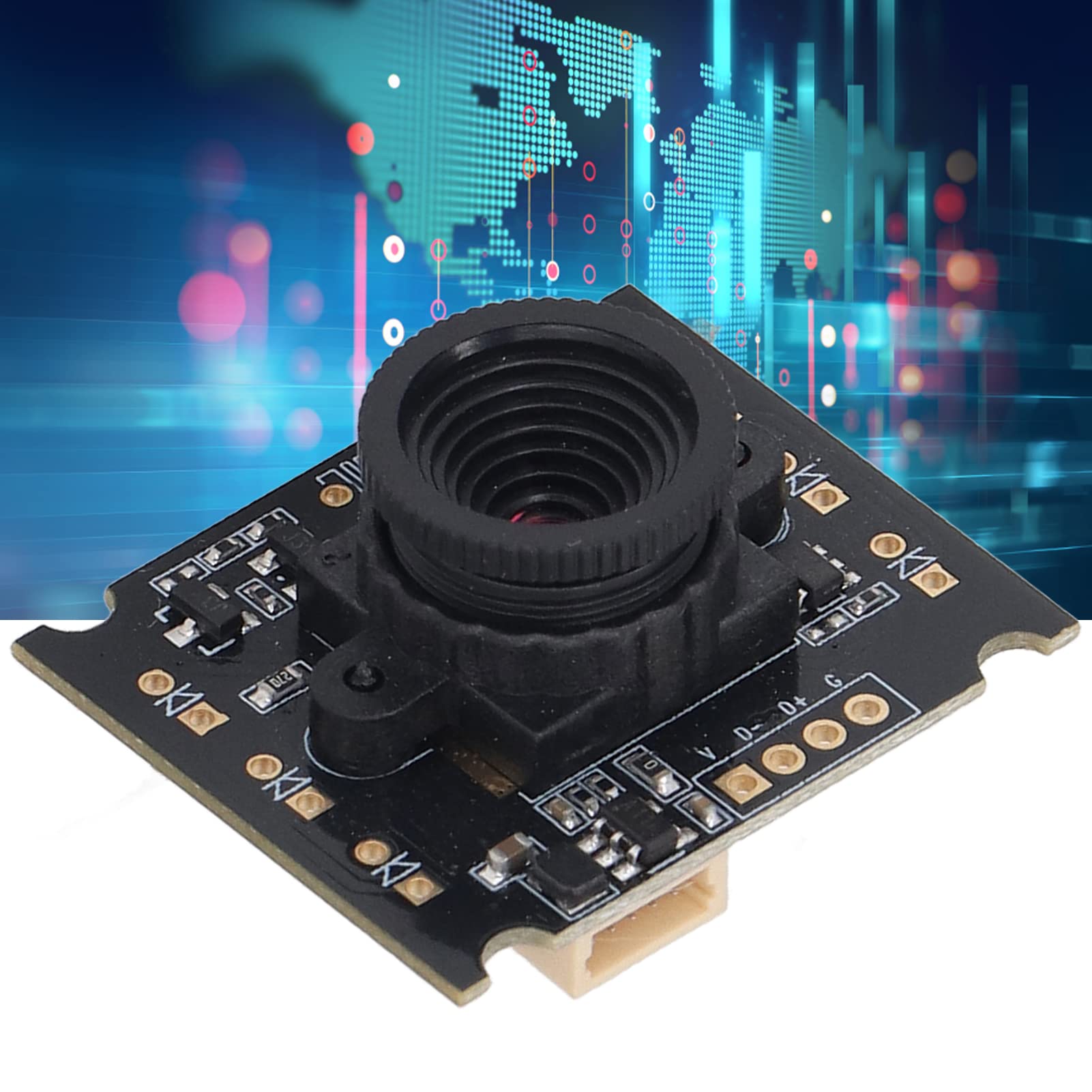 Garosa 2MP HD USB Camera Module with 75° View Angle & Autofocus - Mini Camera Board for Desktop PC, Video Conferencing, Live Streaming & Security Monitoring