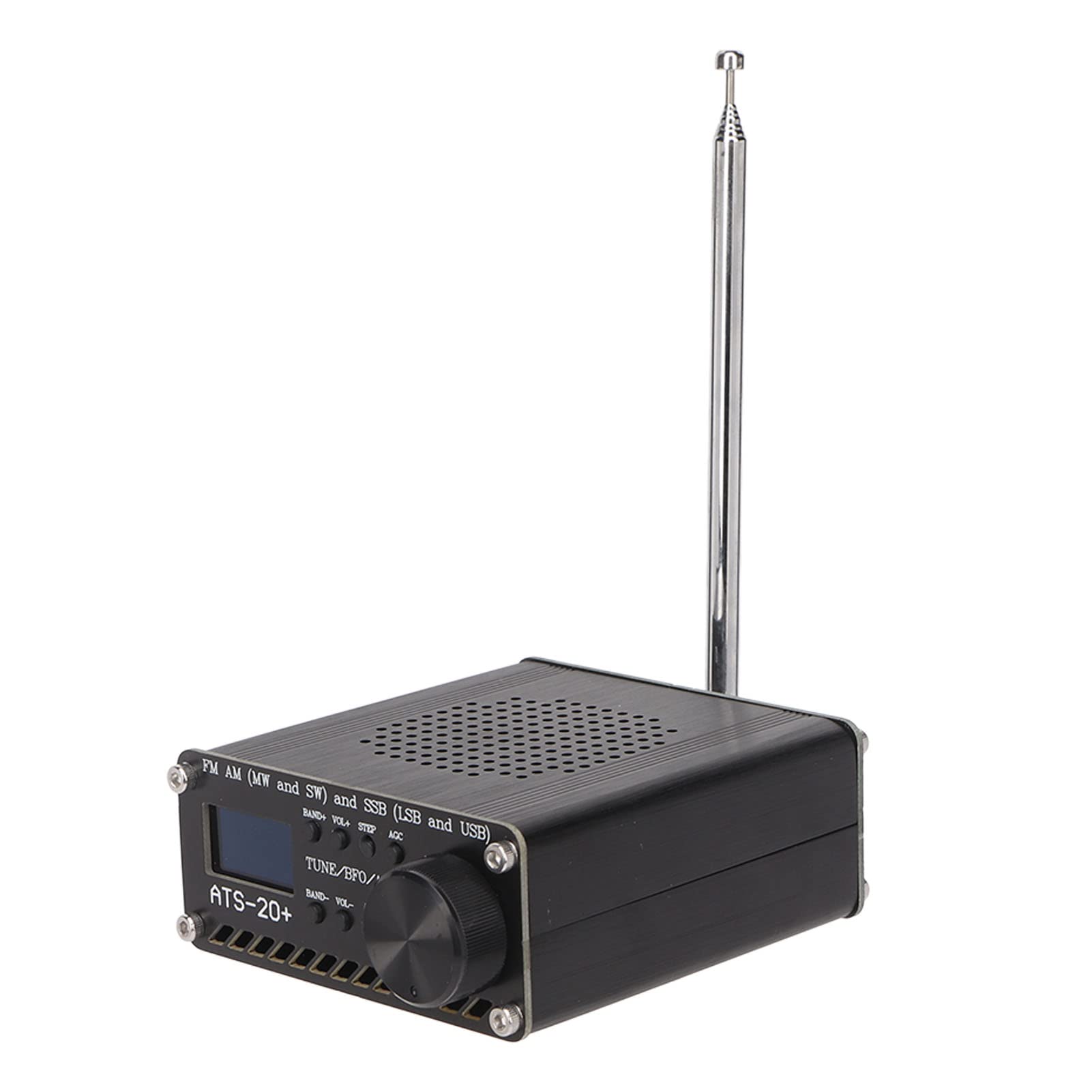 ATS-20+ Full Band Radio Receiver with High Sensitivity - FM/AM/World Band Portable Radio for Outdoor, Camping, Home & Emergency Use