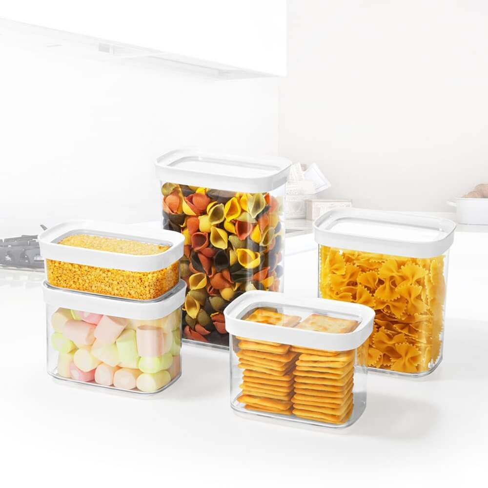 Felli Loc Tite 400ml Airtight Food Storage Container - Perfect for Pantry Organization & Kitchen Storage | BPA-Free Plastic Canister for Dry Foods, Coffee, Tea, Flour & Spices