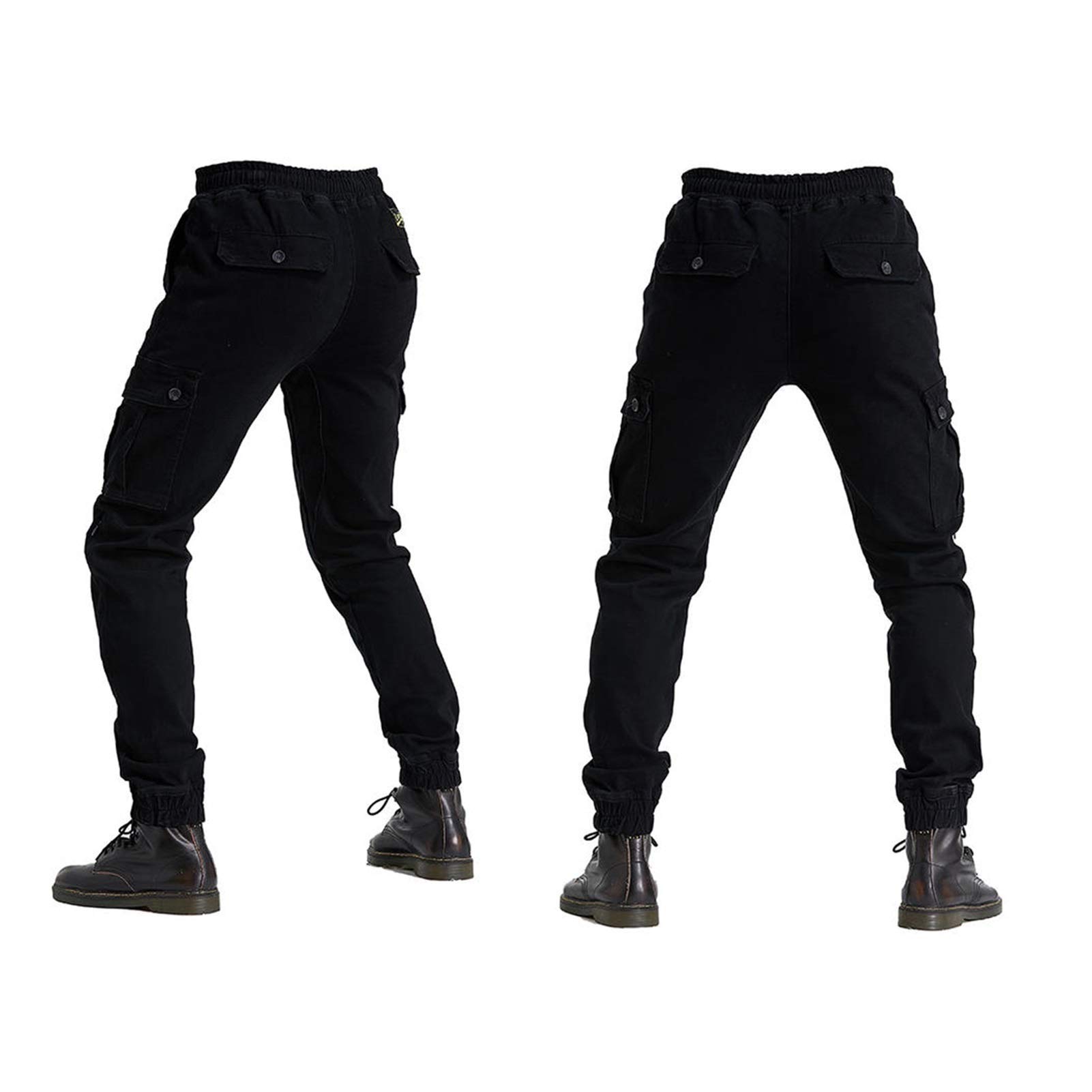 Men's Motorcycle Riding Pants with CE Certified Knee & Hip Armor - 4 Protective Pads for Safety - Breathable & Durable Motorcycle Gear (4 Styles) - Perfect for Street Biking, Cruising & Adventure Tours