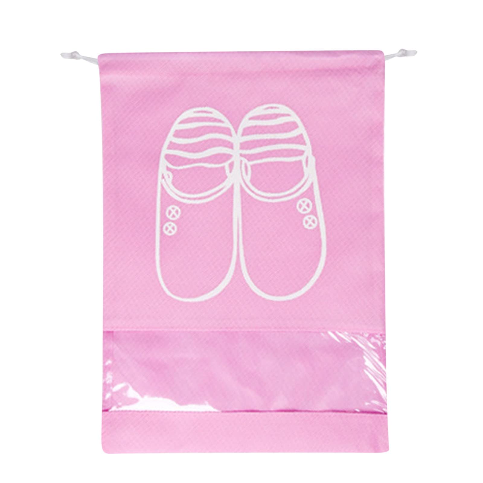 XUnion 1-Pack Large Drawstring Shoe Bags - Breathable Non-Woven Fabric, Waterproof Travel Shoe Organizers for Sports, Gym & Home Storage - Perfect for Suitcase, Closet & Luggage Organization