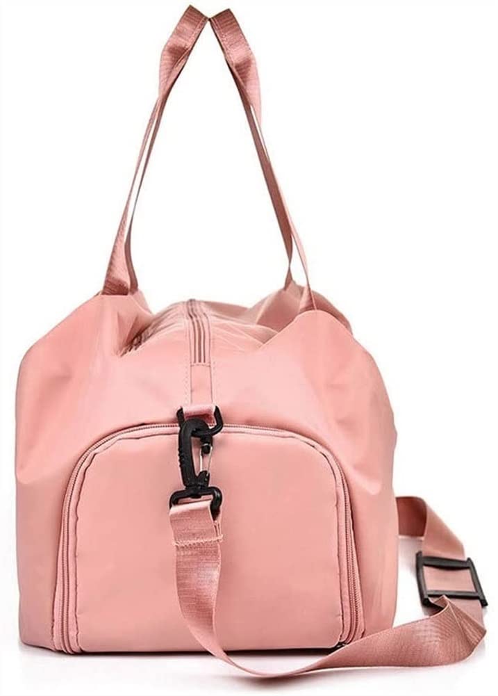 Premium Sports Gym Bag & Travel Duffel Bag with Shoe Compartment - Water-Resistant Luggage for Men & Women - Ideal for Fitness, Workouts, Yoga & Outdoor Travel (Pink) - Perfect for Gym, Sports Club & Weekend Getaways
