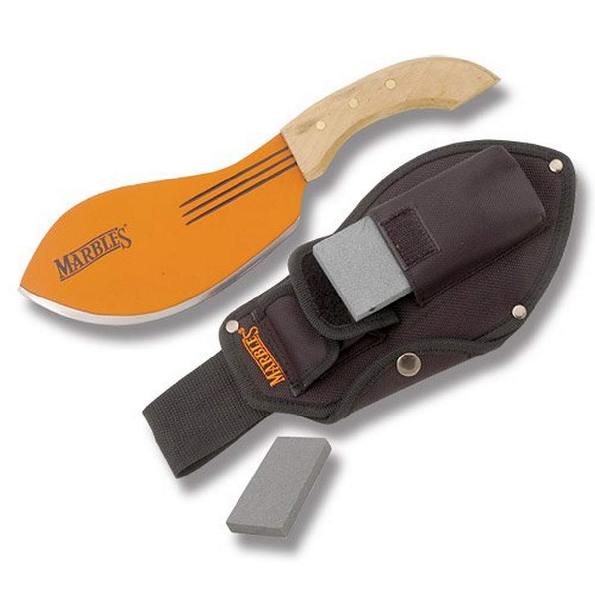 Premium Marbles Bolo Camp Cleaver Knife - High Carbon Steel Outdoor Survival Tool for Hunting, Camping & Bushcraft