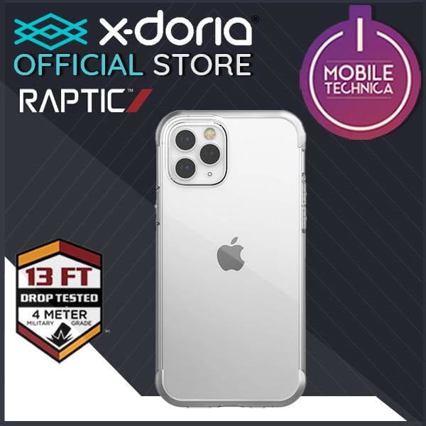 iPhone 12 Pro Max Mini Case - Raptic Air Transparent Bumper Hard Cover | Slim Protective Phone Cover for Everyday Use & Travel