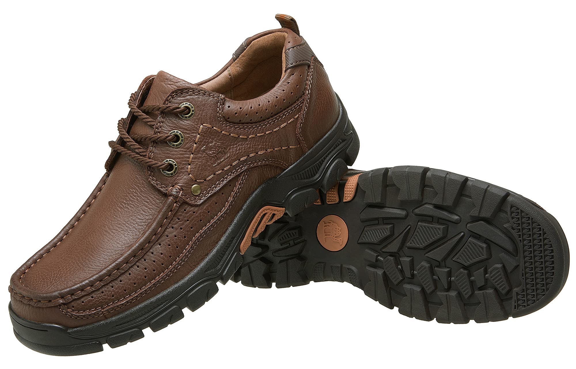 CAMEL CROWN Men's Comfortable Casual Loafers - Breathable Oxford Walking Shoes for Work, Dress & Travel - Slip Resistant Lace Up Shoes for Business & Outdoor Activities