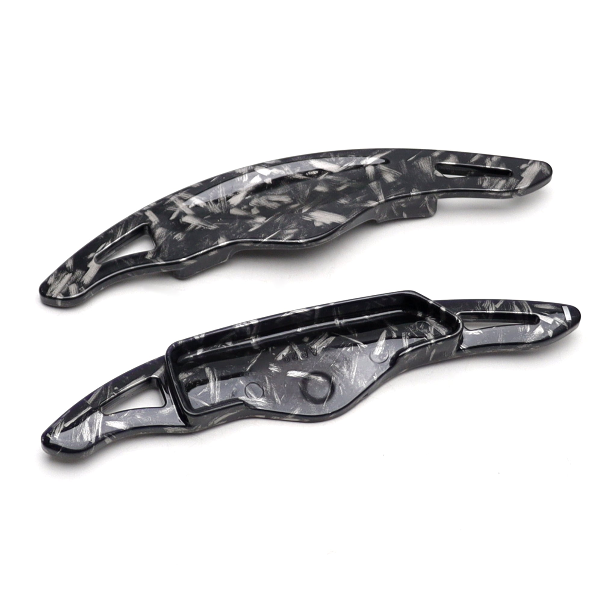 Premium Forged Carbon Fiber Steering Wheel Paddle Shifters for Genesis G70 Hyundai Sonata & Elantra - Upgrade Your Driving Experience with Sporty Gear Shifting