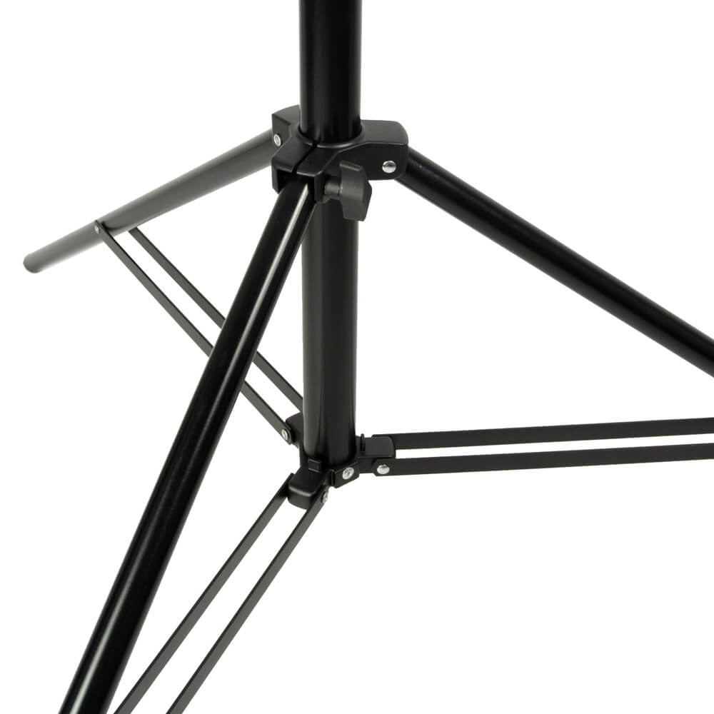 2-Pack 300cm Portable Light Stand Kit with Carrying Bag - Perfect for Photography, Videography, and Studio Lighting Setups