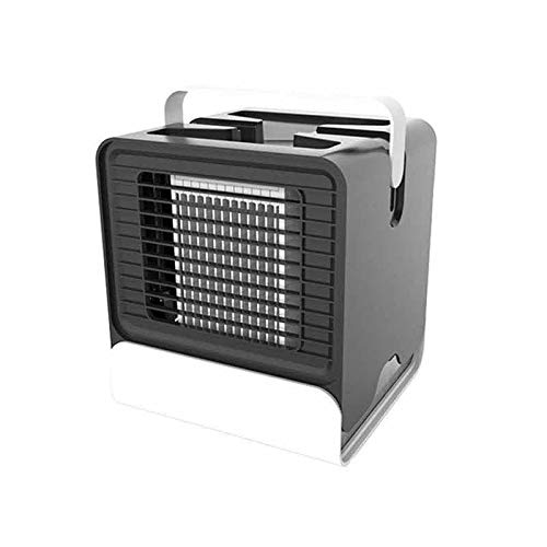 Portable Mini Air Cooler Fan with Humidifier - Desktop Space Purifier for Home & Office | Strong Breeze Cooling | Ideal for Bedroom, Workspace & Personal Use (Color: Blue)