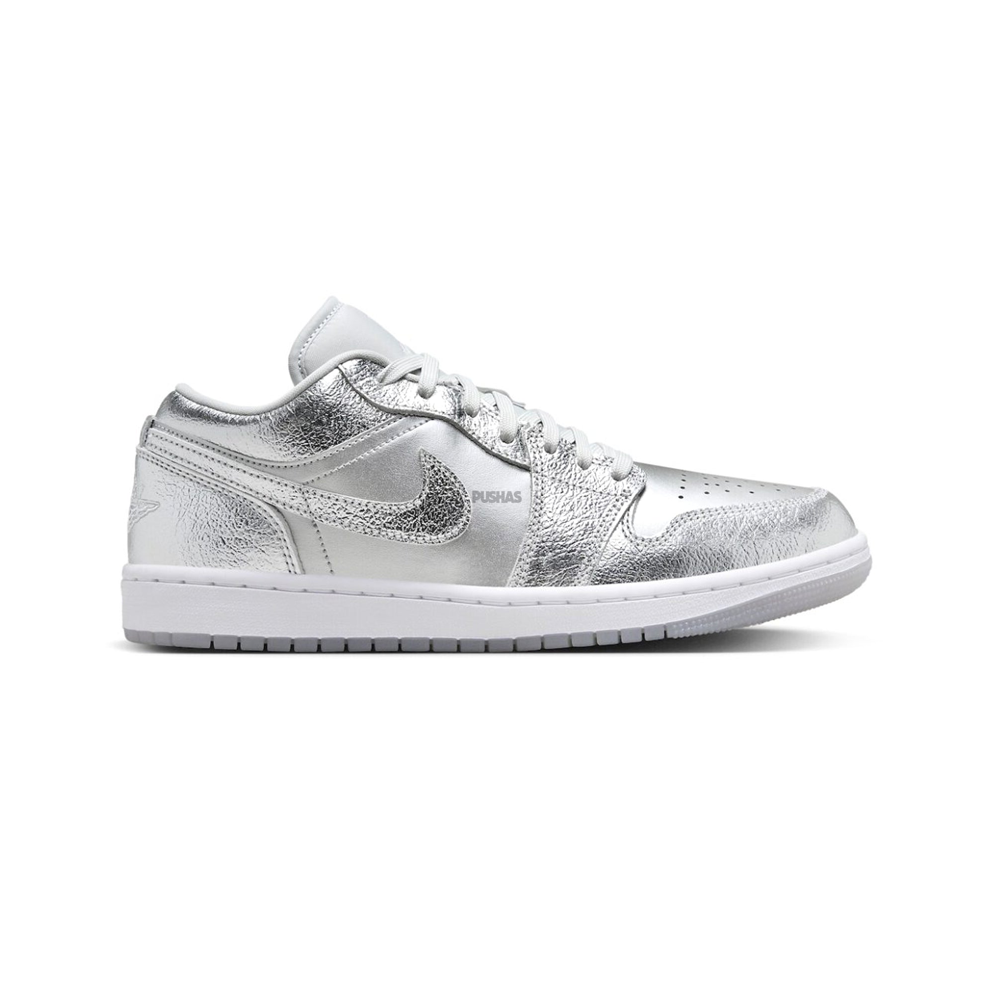 Air Jordan 1 Low SE 'Metallic Silver' Women's Shoes 2024 - Lightweight Basketball Sneakers for Women, Fashionable Gym & Streetwear - Perfect for Running, Workouts and Casual Outfits