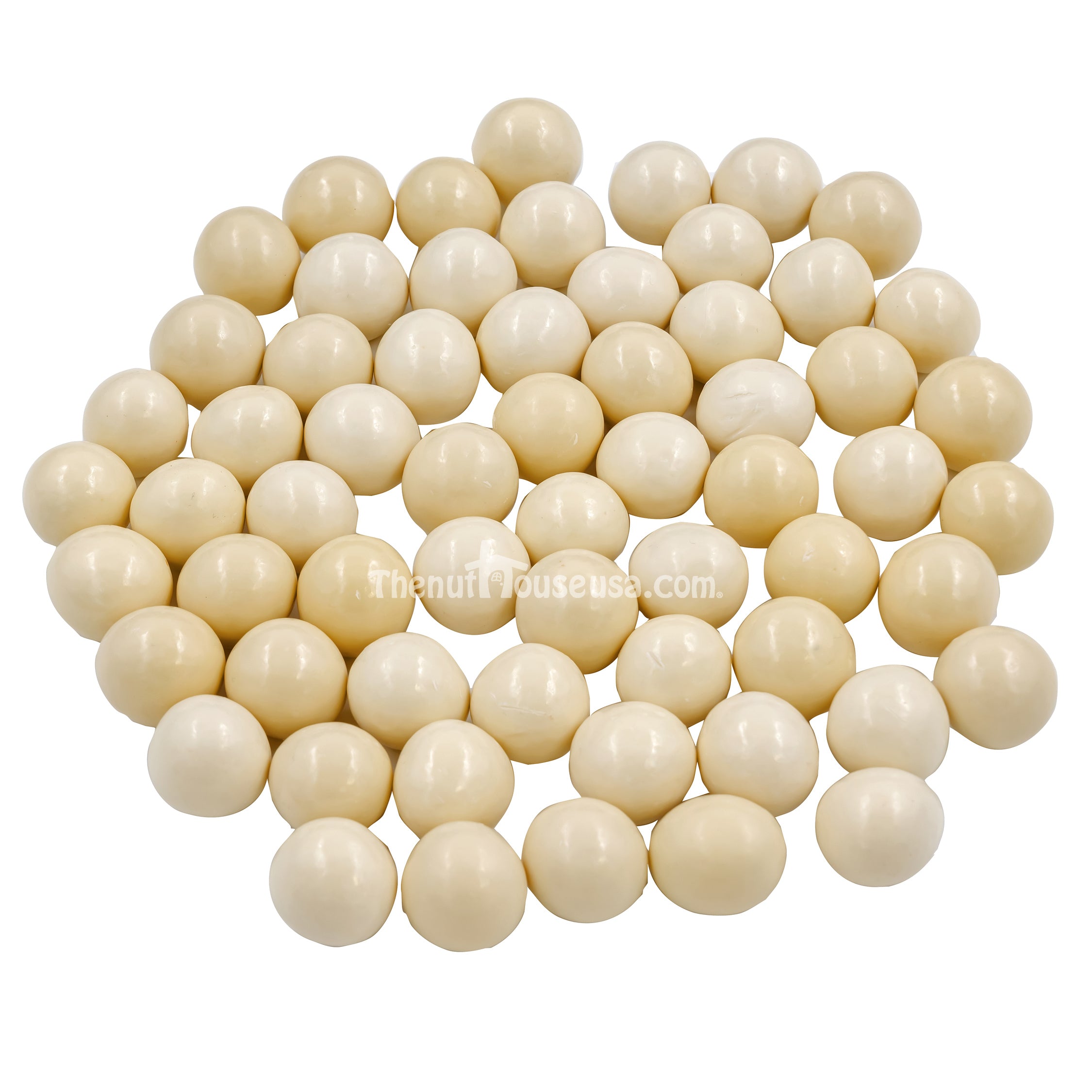 Premium White Chocolate Covered Hazelnuts - Gourmet Snack for Gifts, Parties & Dessert Toppings | Bulk Packed for Baking & Holiday Treats