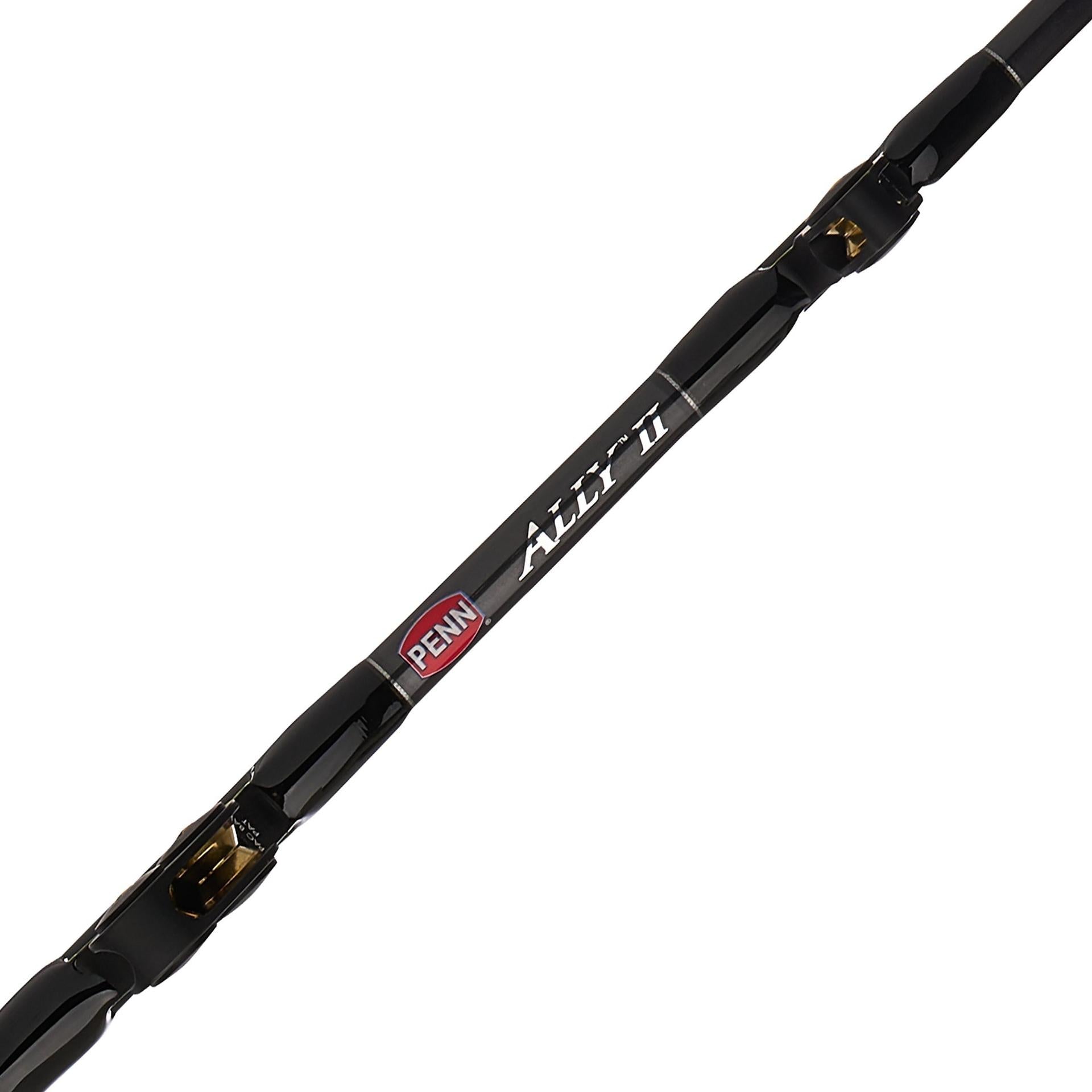 Ally™ II Straight Butt Conventional Boat Rod - Heavy Duty Saltwater Fishing Rod for Offshore & Deep Sea Angling - Perfect for Trolling, Bottom Fishing & Big Game Fishing