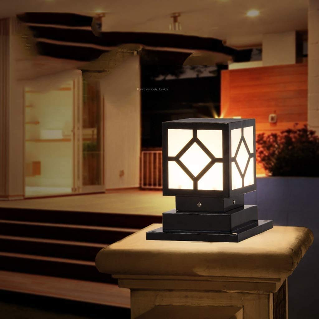 Premium Outdoor Bracket Light - Aluminum Post Cap Light for Fence, Deck, Patio & Garden - Weatherproof Stainless Steel Lighting - Perfect for Porch, Pathway & Backyard Decor