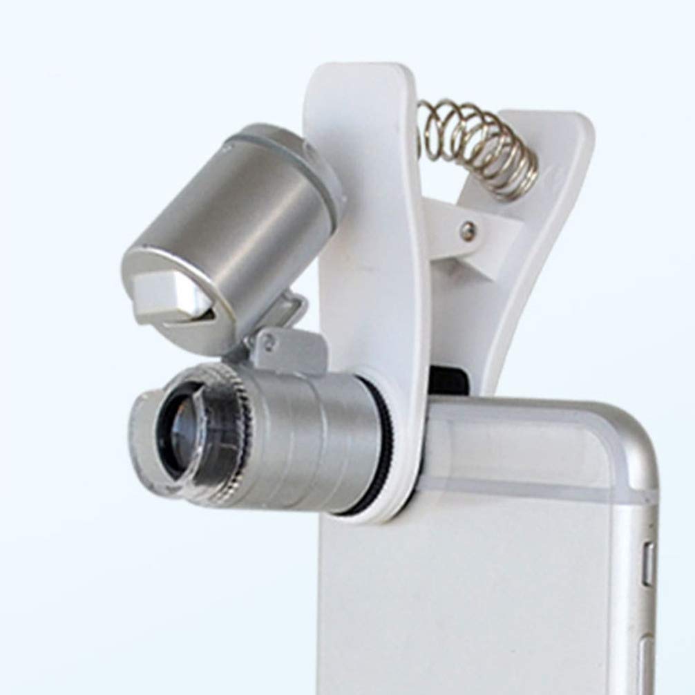 60x LED Currency Microscope with Light - Portable Pocket Magnifier for Coin Collecting, Stamp Inspection & Jewelry Appraisal | Ideal for Hobbyists & Professionals