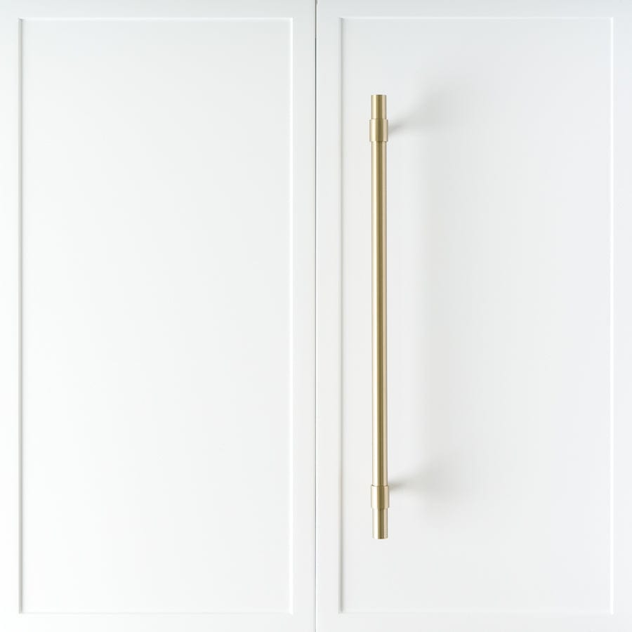 400mm Warm Brushed Nickel Cabinet Pull - Elegant Drawer Handle for Kitchen, Bathroom & Furniture Upgrade | Durable Hardware for Modern Home Decor