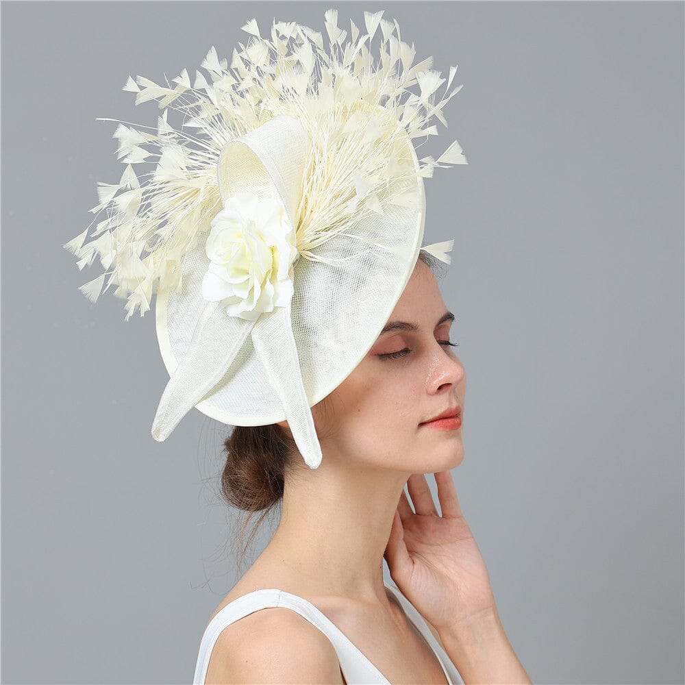 Elegant Feather Fascinators for Women - Stylish Hair Accessories for Weddings, Parties & Special Occasions