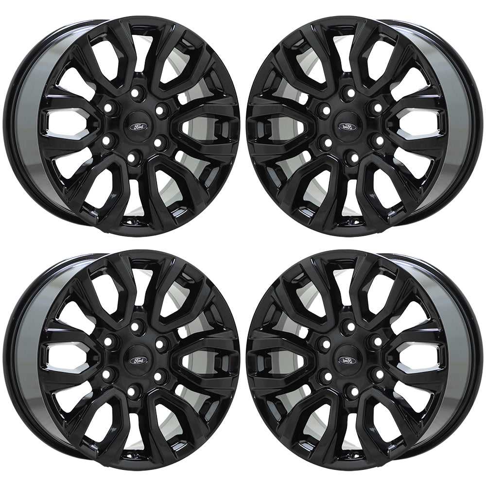 17 Ford Ranger Truck Gloss Black OEM Factory Wheels & Rims - Set of 4 (Part #10230) - Exchange Program - Perfect for Off-Roading & Custom Truck Upgrades