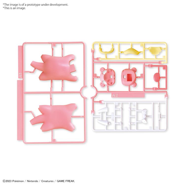 Bandai Quick Model #15 Pokemon Slowpoke / Ramoloss Model Kit – Easy Snap-Together Plastic Model for Collectors & Fans – Perfect for Display, Gifts & DIY Projects