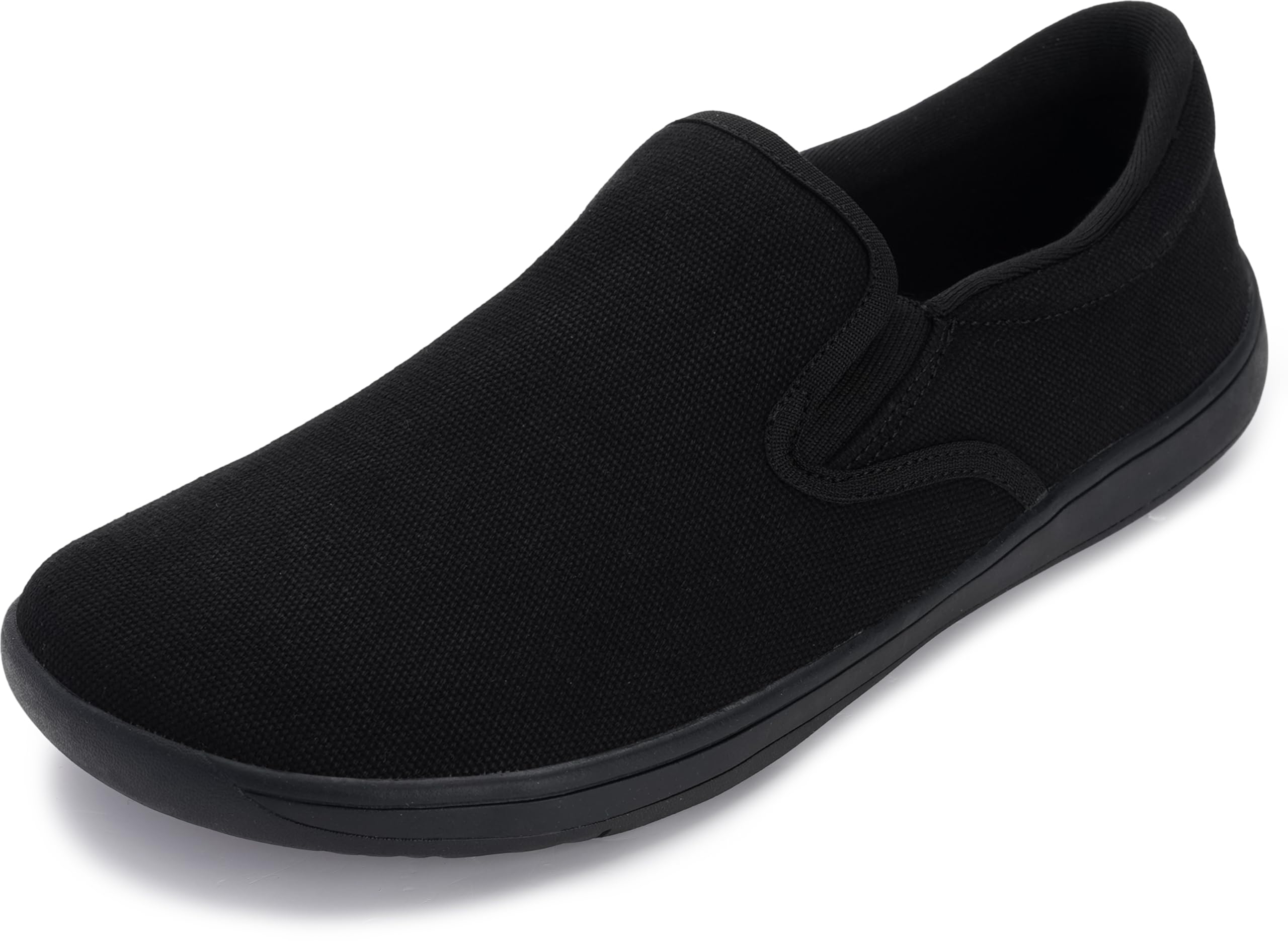 WHITIN Men's Wide Slip-On Barefoot Shoes - Minimalist Zero Drop Sneakers for Running, Walking & Gym Workouts - Lightweight Comfortable Footwear for Natural Movement