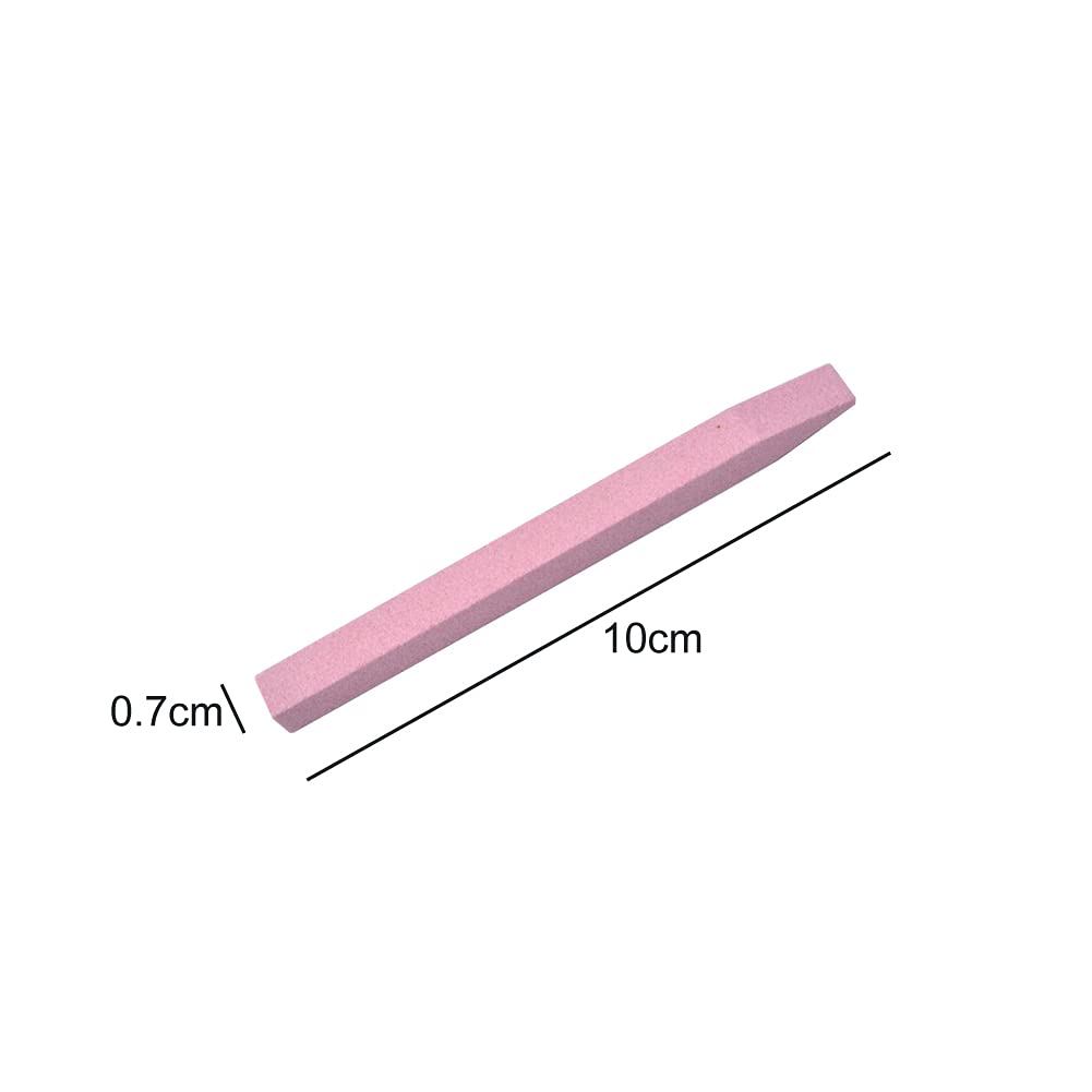 6-Piece Professional Nail Art Kit - Nail Files, Cuticle Pusher, Pumice Stone, Trimmer for Pedicure & Manicure - Home Salon & DIY Nail Care Tools (Pink) - Perfect for At-Home Nail Care, Salon Professionals & Gift Giving