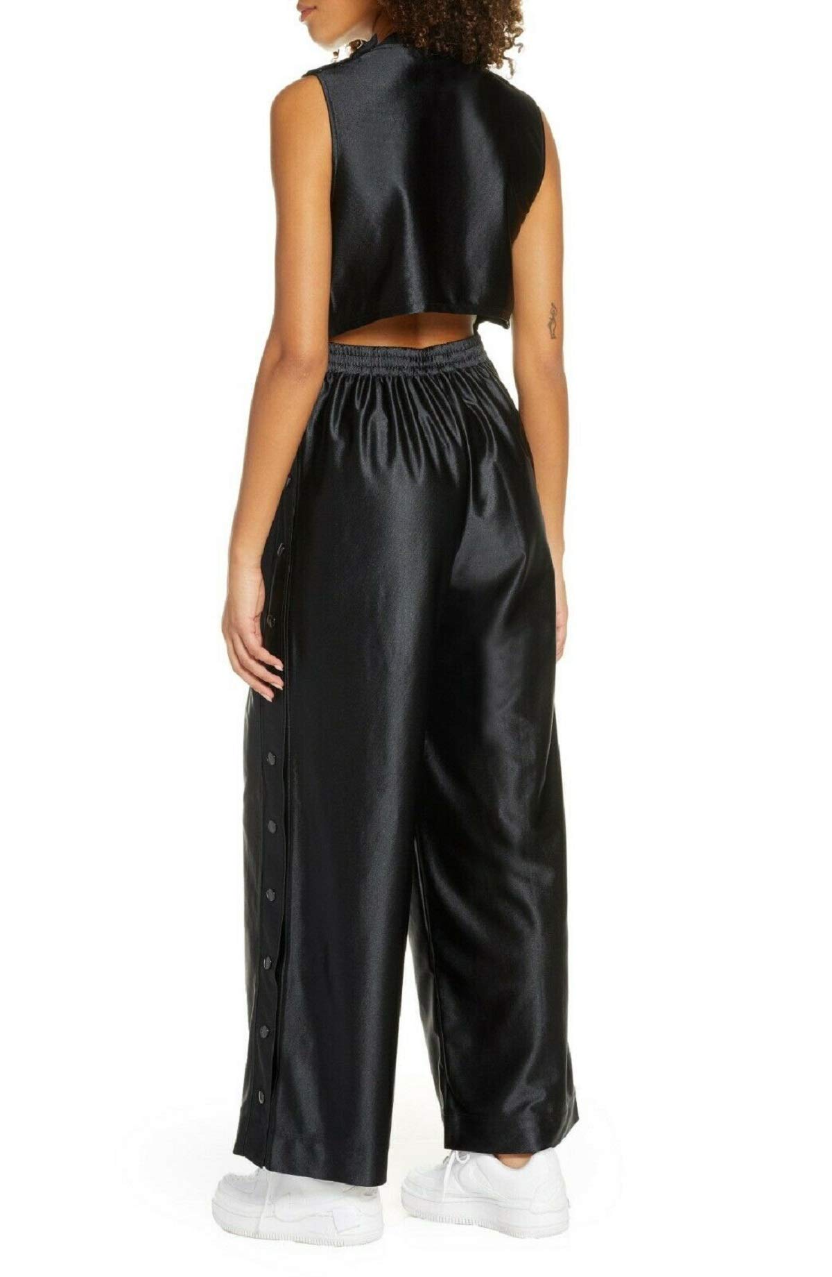 Nike Women's NSW Icon Clash Jumpsuit - Black Size L | Stylish & Comfortable Workout Outfit for Gym, Running & Casual Wear