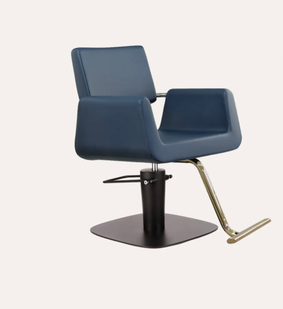 Professional Salon Chair with Ergonomic Design - Hydraulic Lift & 360° Swivel for Hair Styling, Barber & Beauty Salon Use