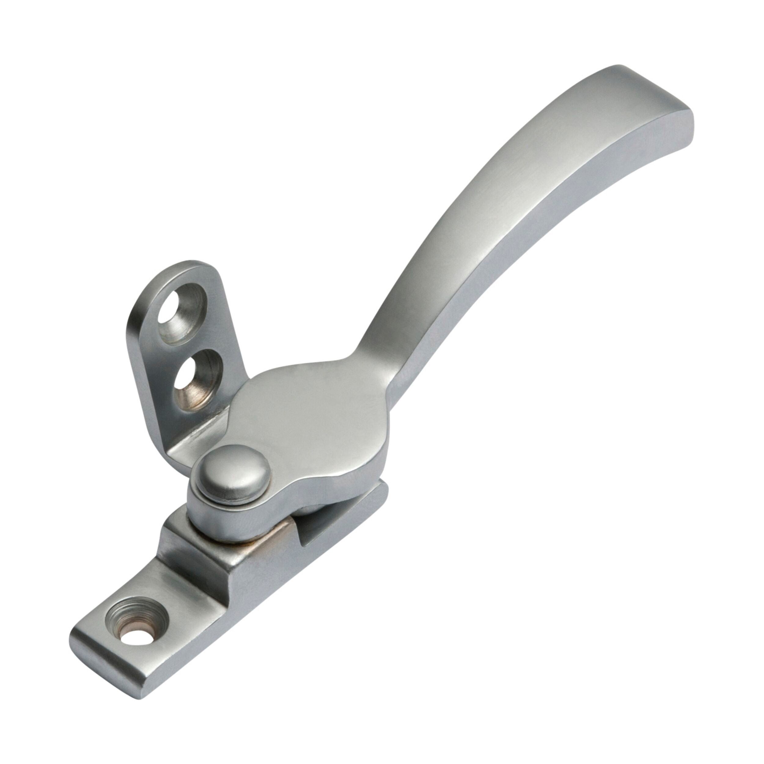 1699 Wedge Fastener Satin Chrome - 90mm Length x 20mm Width x 30mm Pitch - Heavy Duty Furniture & Cabinet Hardware for DIY Projects and Home Improvement