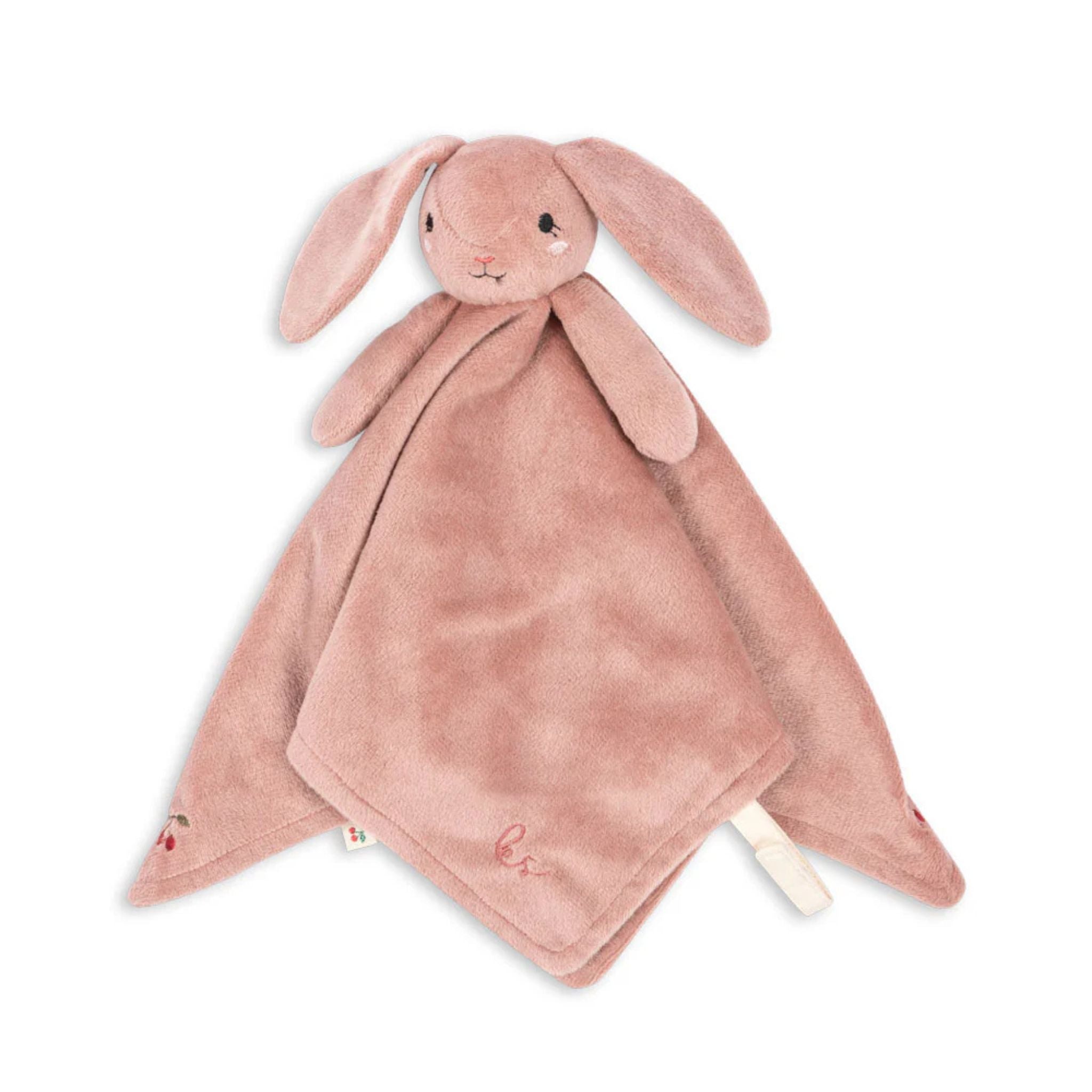 KONGES SLØJD Sleepy Bunny Cuddle Cloth - Soft Baby Security Blanket with Cute Bunny Design | Perfect for Newborns, Infants & Toddlers as Comforting Nursery Essential