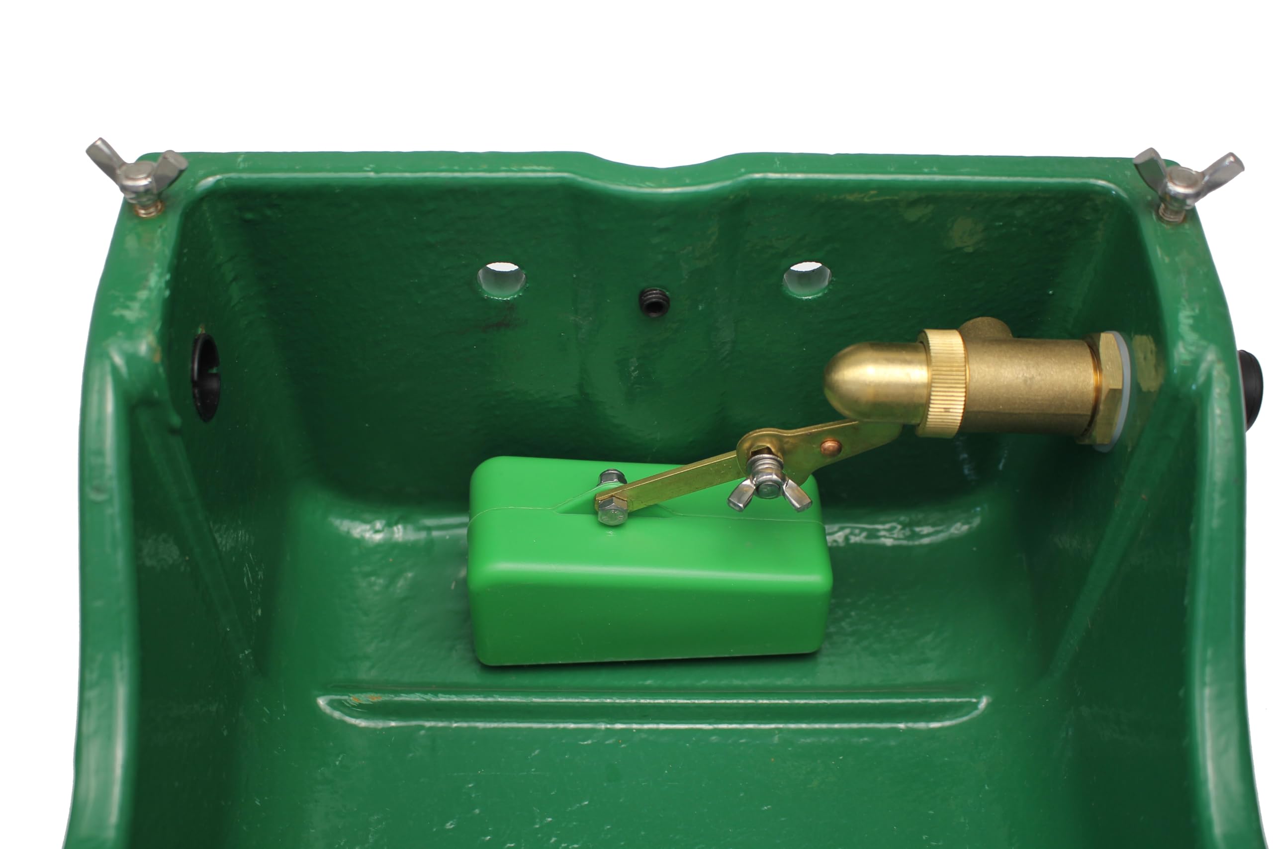 Heavy Duty Automatic Livestock Waterer for Horses, Cattle, Dogs - Extra Large Cast Iron Farm Animal Water Dispenser with Drainage Hole - Perfect for Pastures, Barns & Outdoor Ranches