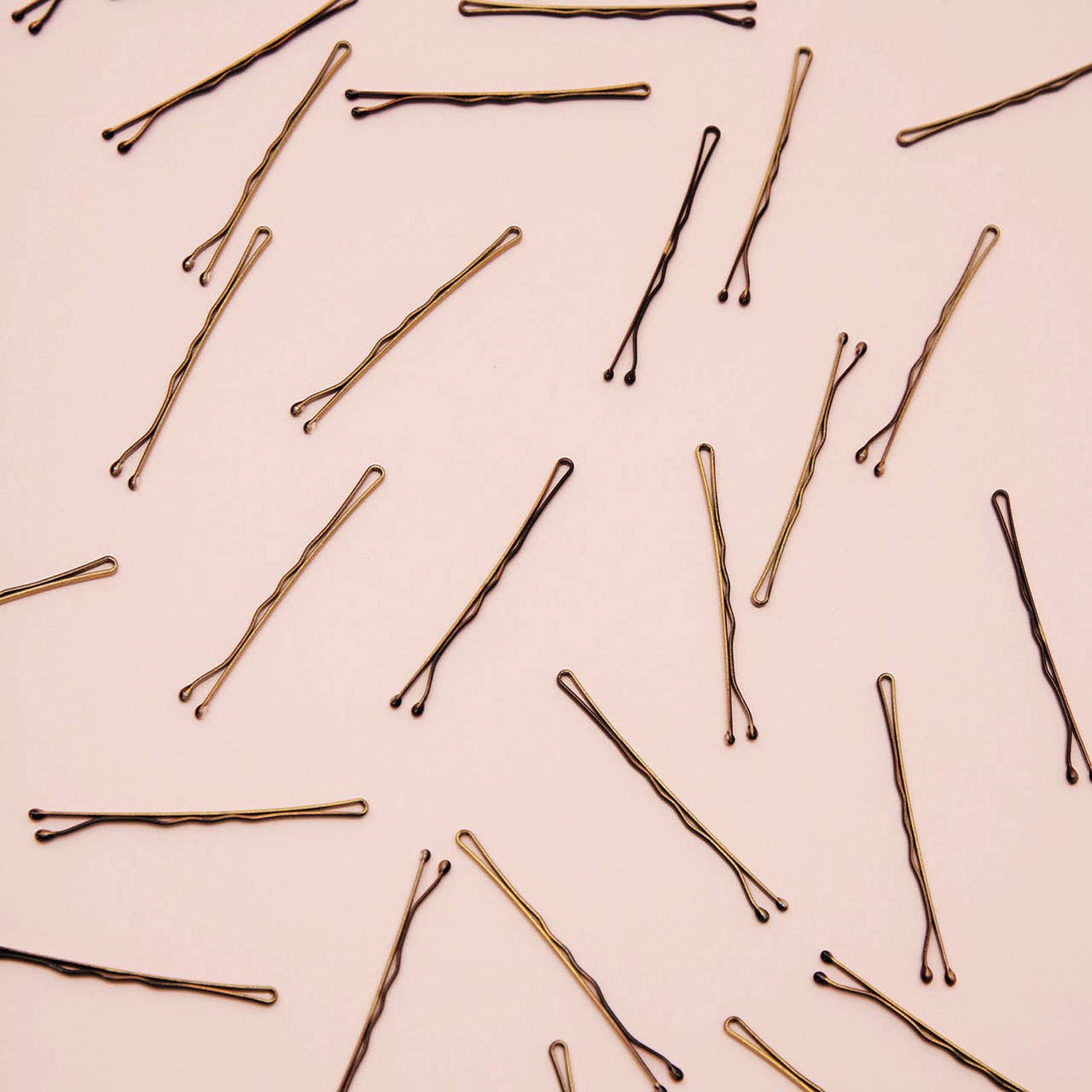 45-Piece Essential Bobby Pins for Blonde Hair - Strong Hold Hair Clips for Women, Styling, Updos & Everyday Use