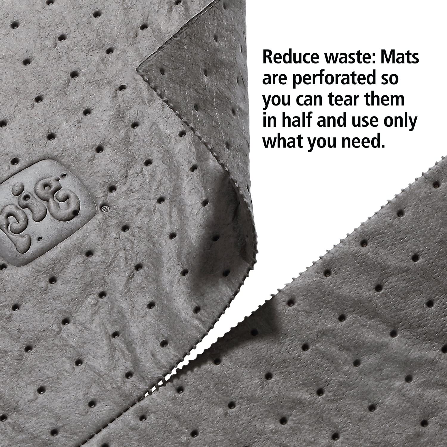 PIG MAT240 Premium Absorbent Oil Mat Pads - 15