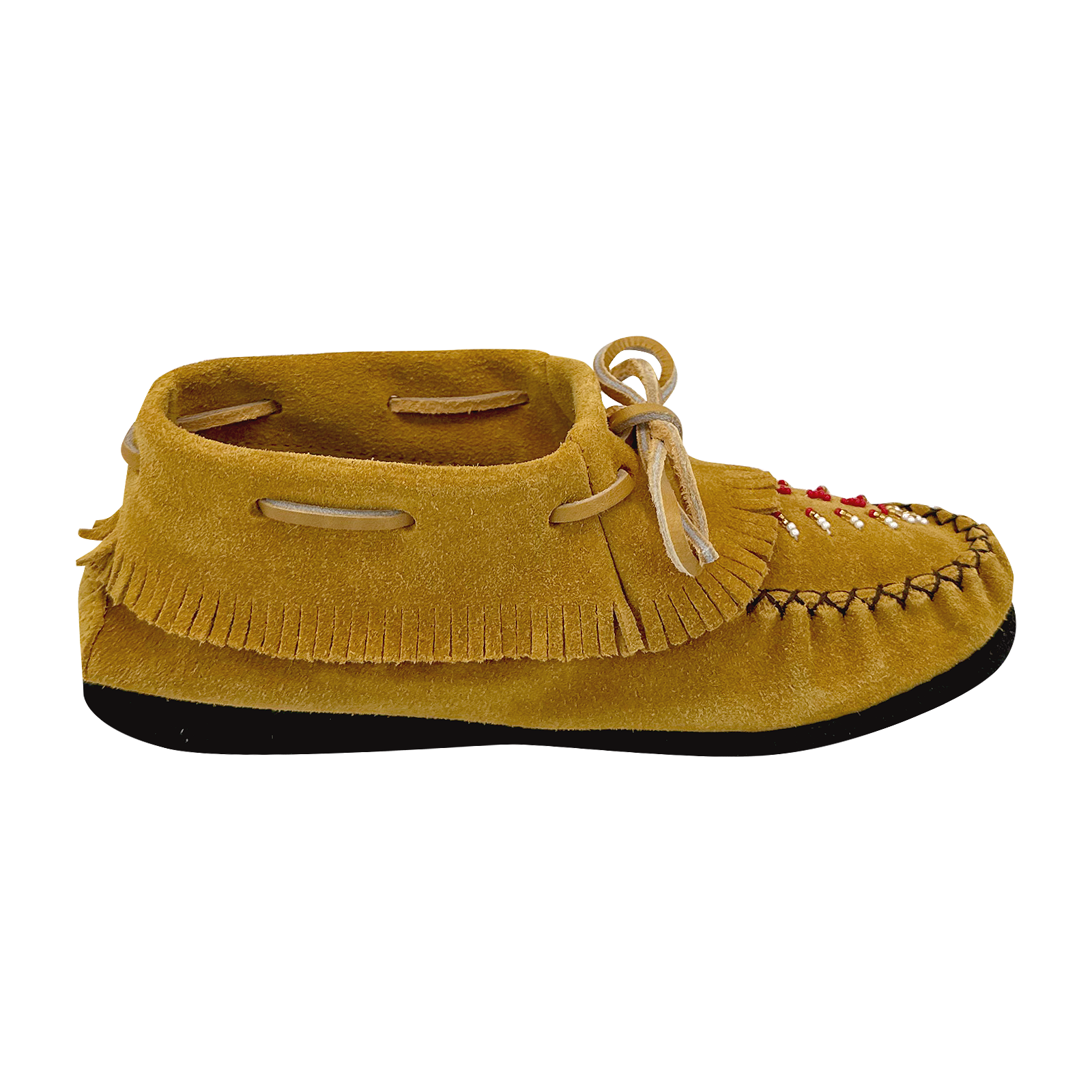 Women's Fringed Beaded Moccasin Shoes - Handmade Native American Style Soft Sole Comfort (Limited Edition) - Perfect for Boho Fashion, Festivals & Casual Wear
