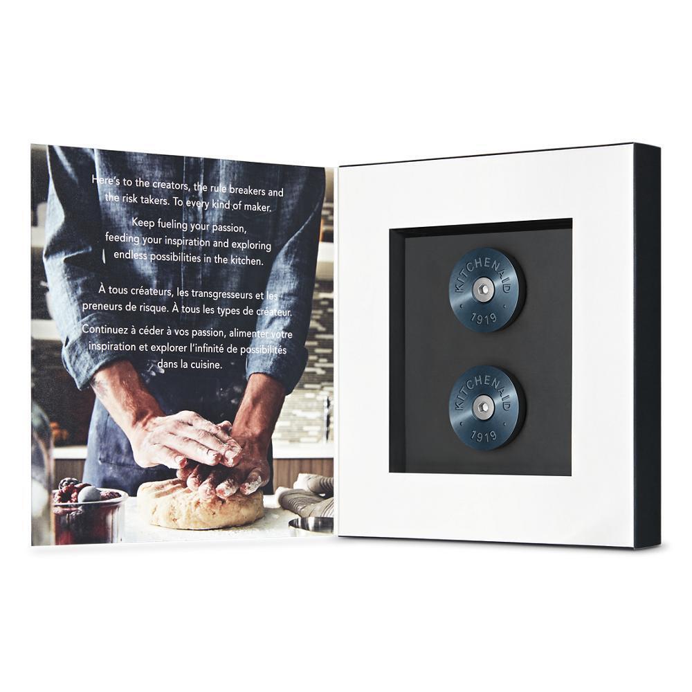 Amana W11368841DD KitchenAid Commercial Style Range Handle Medallion Kit - Replacement Part for Stove & Oven Handle Repair - Perfect for Home Kitchen & Restaurant Use