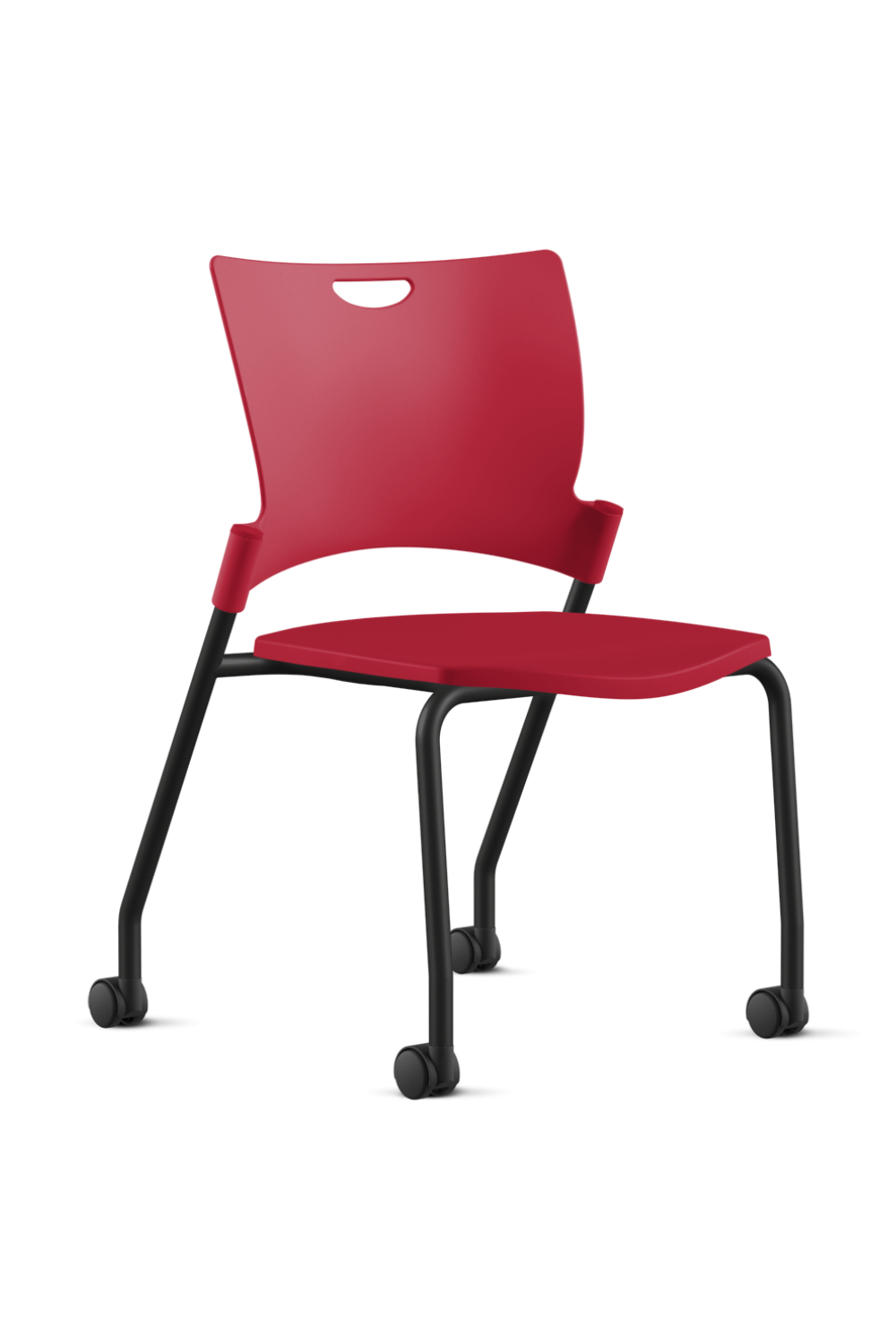 Ergonomic 9 to 5 BELLA All-Plastic Swivel Tilt Training Chair (1315GT) - Perfect for Office, Home Study & Computer Workstations