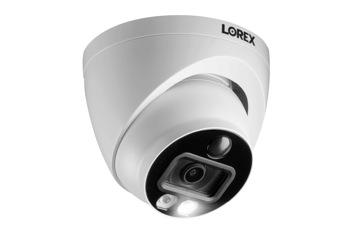 Lorex 4K 8 Channel Wired DVR Security System with 2 Dome + 6 Bullet Cameras | Active Deterrence Technology for Home & Business Surveillance | Indoor/Outdoor Protection