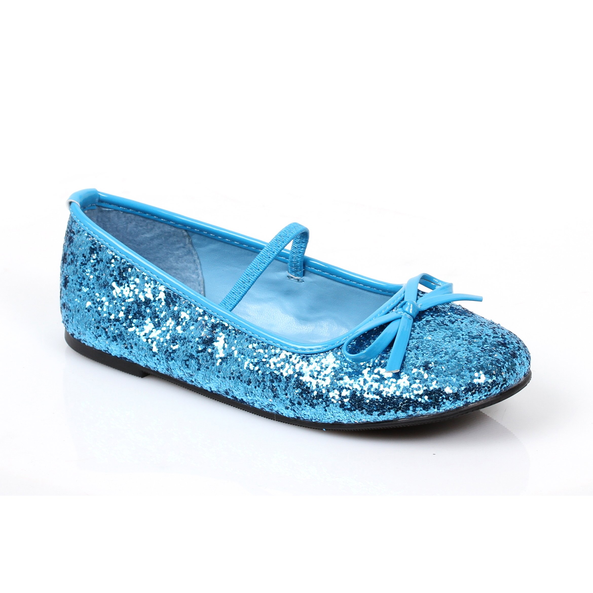 Sparkly Blue Sequin Ballet Flats for Girls - Ellie Shoes | Comfortable & Stylish Dance Shoes for Parties, School, and Special Occasions