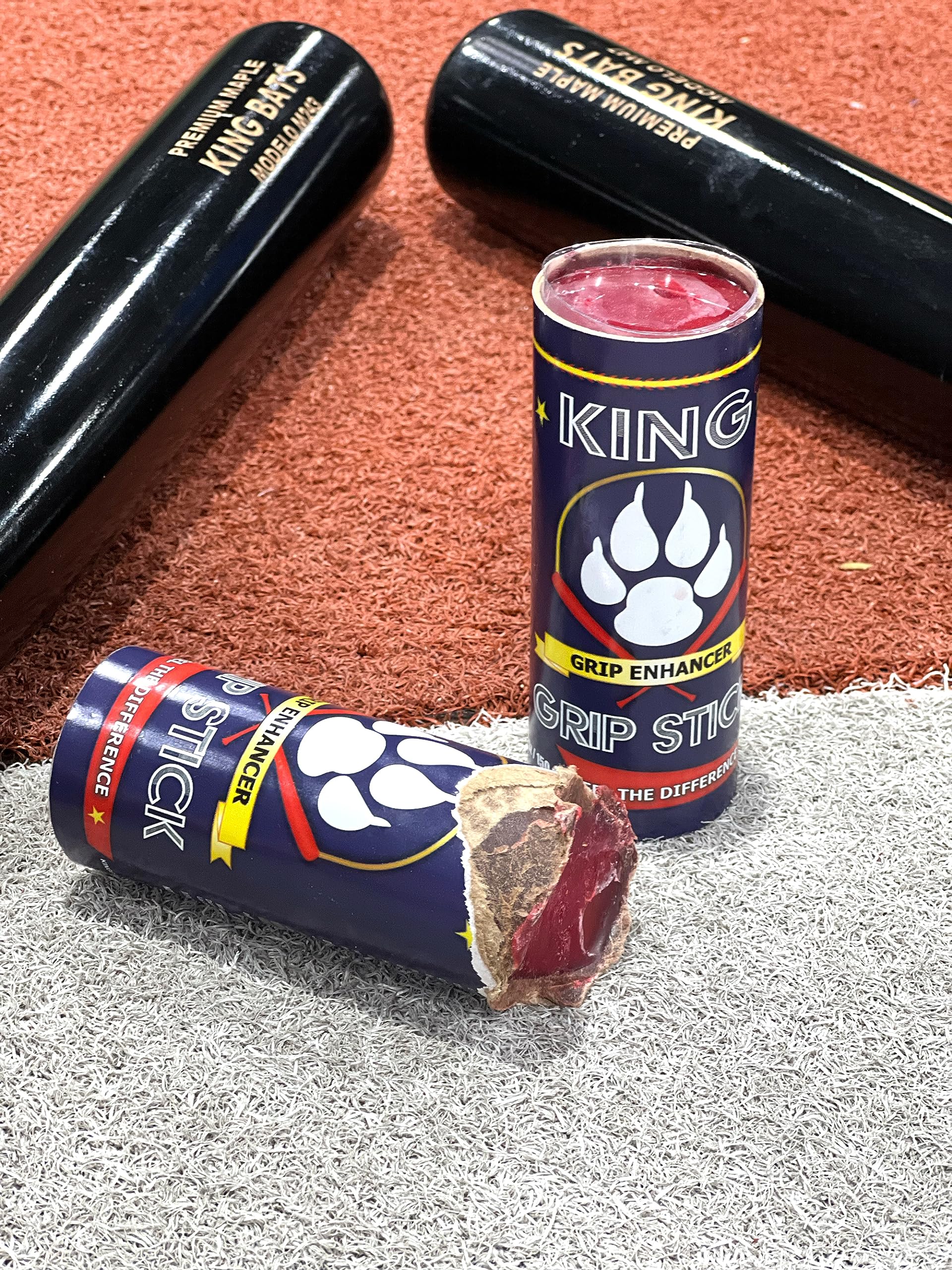 5.29 oz Pine Tar Bat Grip Stick - Professional Baseball & Softball Grip Enhancer with Natural Wax Formula - Improves Bat Control & Reduces Slippage - Perfect for Training, Games & Outdoor Sports Activities
