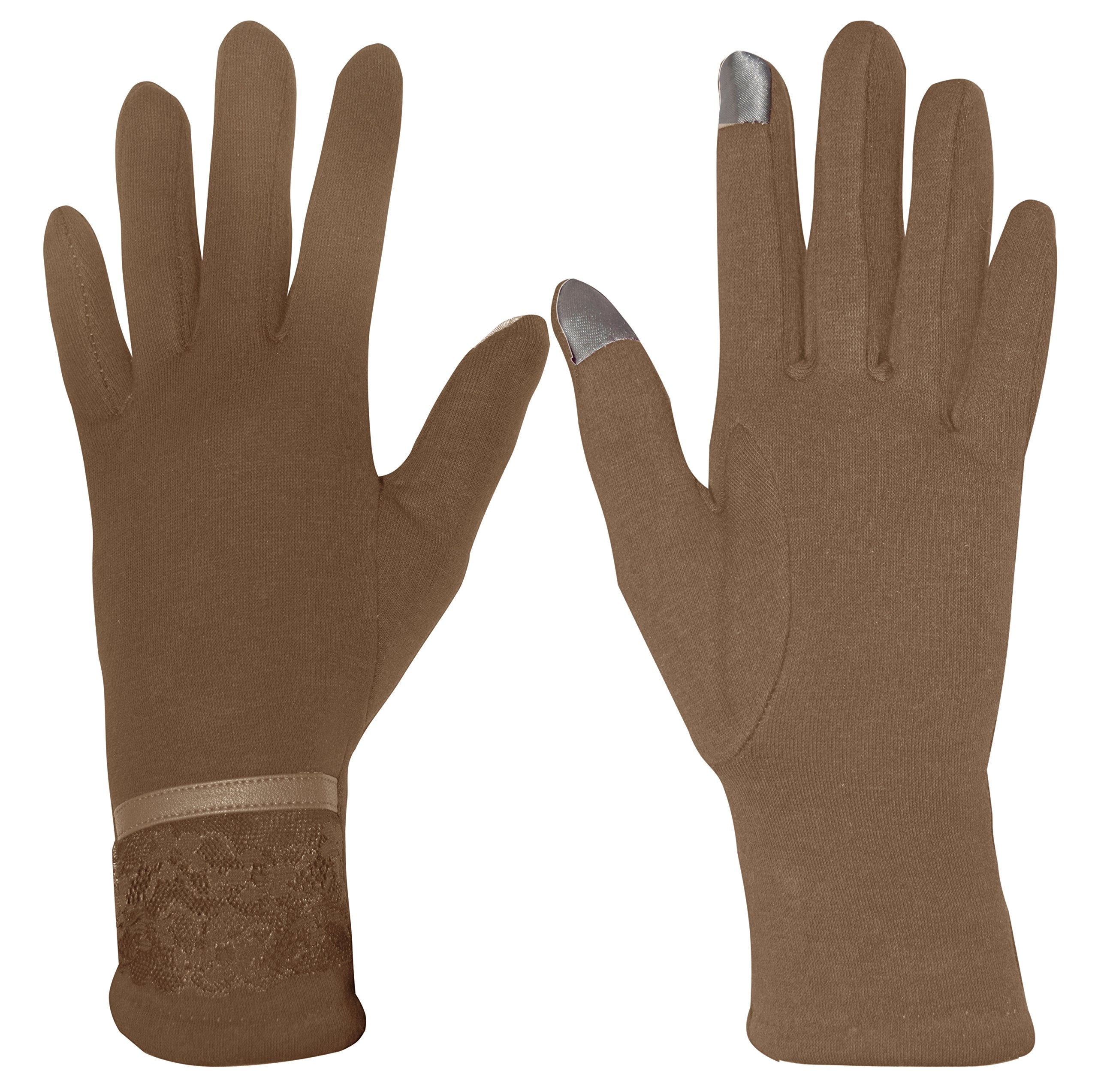 Women's Touch Screen Fleece Lined Winter Gloves - Warm Thermal Texting Gloves for Cold Weather - Perfect for Skiing, Snowboarding & Outdoor Activities